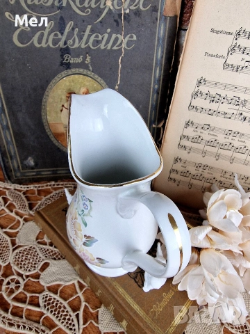 Английска кана Китайска роза, снимка 4 - Антикварни и старинни предмети - 54094009