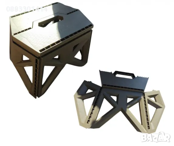 Сгъваема табуретка Преносим стол , снимка 4 - Столове - 47395107