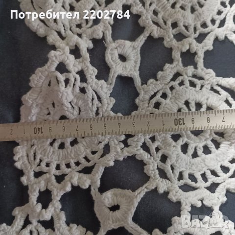 Покривка на една кука ,калъфка с бродерия , снимка 4 - Покривки за маси - 40454219