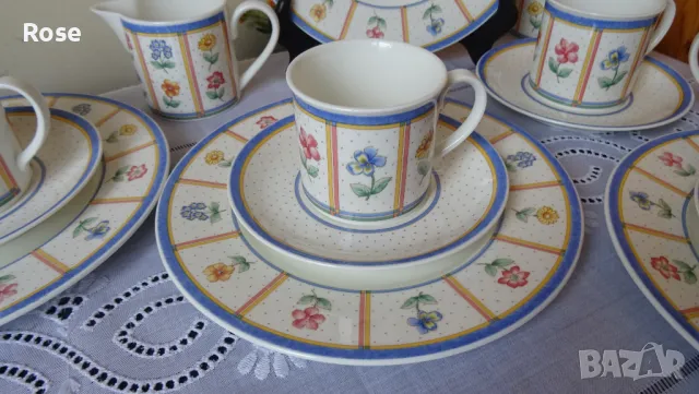 Порцелан Villeroy Boch Julie, снимка 3 - Чаши - 50279876