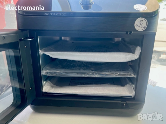 НЕУПОТРЕБЯВАН!!! фритюрник с горещ въздух/фурна Instant Vortex Plus 9-in-1, 13L., снимка 7 - Фритюрници - 54289248
