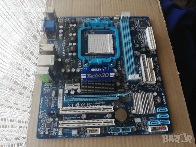 Дънна платка Gigabyte GA-MA78LMT-S2 Socket AM3, снимка 3 - Дънни платки - 37994140