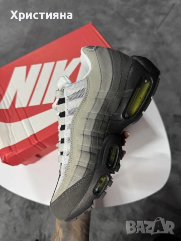 Nike Air Max 95 Grey Orange, снимка 3 - Маратонки - 56442516