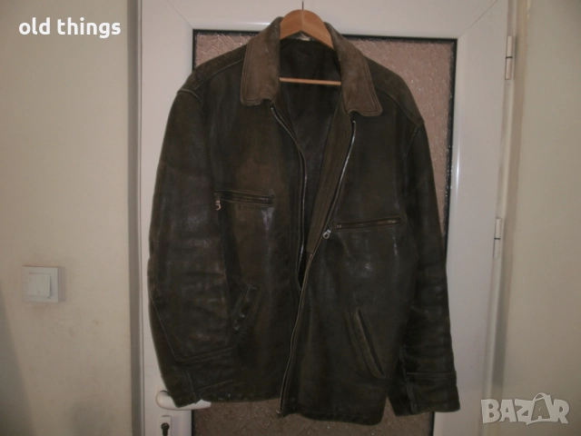 Мъжко кожено яке,естествена кожа,зимно