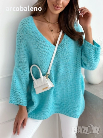 Дамски пуловер RALPHY, 6цвята , снимка 14 - Блузи с дълъг ръкав и пуловери - 52094266