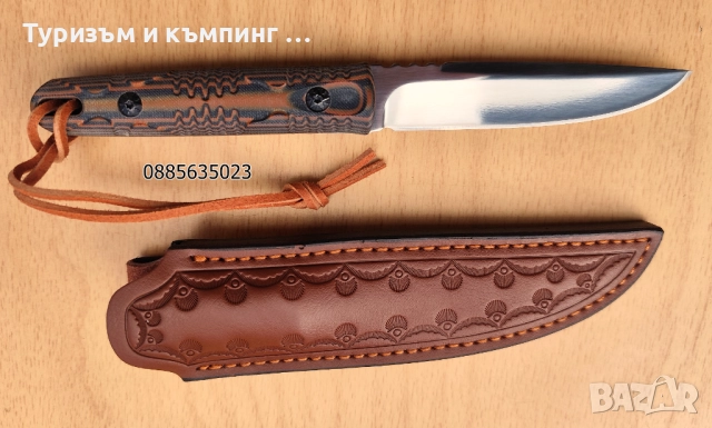 Малък ловен нож / ръчна изработка /, снимка 4 - Ножове - 52189401