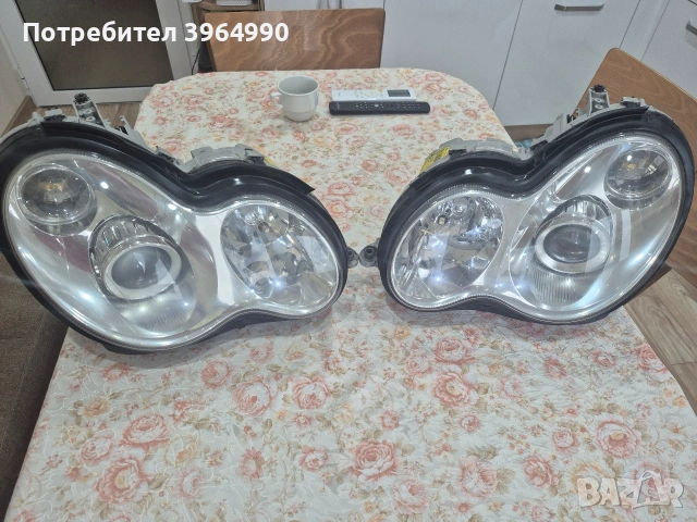 Кристални Оригинални КСЕНОНОВИ фарове BOSCH за Мерцедес С клас W203 