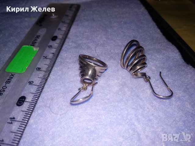 ПРЕКРАСНИ СПИРАЛОВИДНИ СРЕБЪРНИ ФЕШЪН - АРТ ОБЕЦИ СРЕБРО 925 ДИЗАЙНЕРСКА ИЗРАБОТКА 34437, снимка 7 - Обеци - 39535592