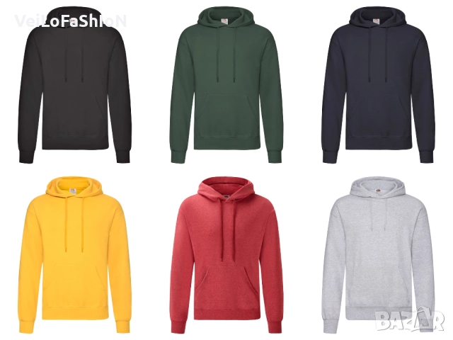 Нов мъжки суичър с качулка