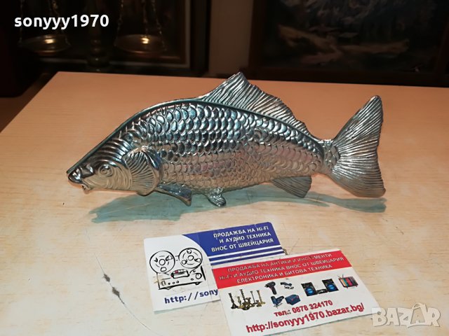 риба-метална салфетник-внос франция 0908211950, снимка 7 - Антикварни и старинни предмети - 33769674