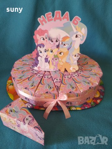Картонена торта Мy Little Pony *, снимка 2 - Други - 29828673