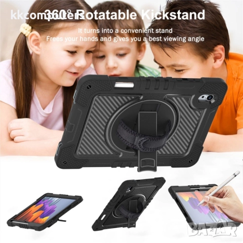 Защитен калъф (PC+TPU) с Лента през рамо за Samsung Galaxy Tab S11 X730 / X736 | Протектор |6 цвята, снимка 9 - Калъфи, кейсове - 52306378