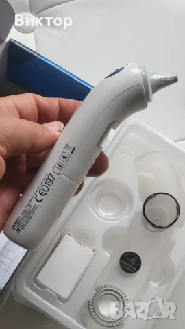 Omron Gentle Temp 521 Термометър за ухо , снимка 11 - Термометри, влагомери, хигрометри и барометри - 56270551