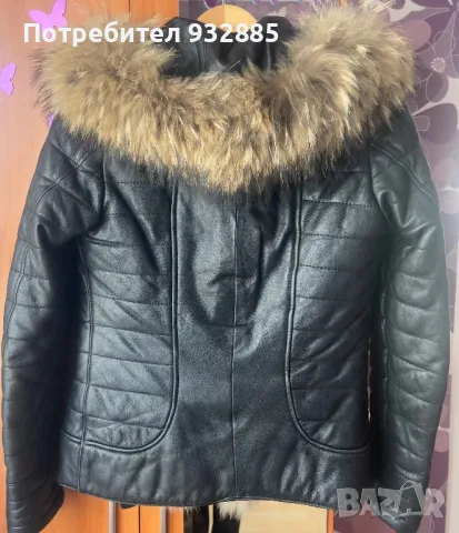 Дамско яке от естествена кожа, снимка 2 - Якета - 49344109