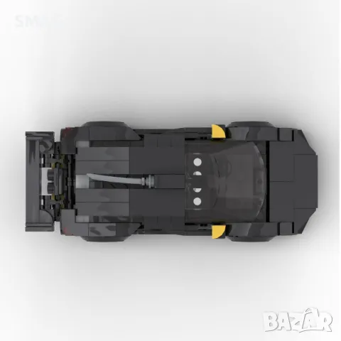 Комплект Конструктор Черни блокове за състезателна кола с 1 фигура (292 части) S_1241645, снимка 5 - Конструктори - 49269289