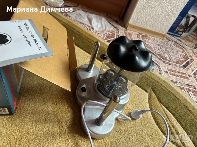 🔹 Чисто нов Electric Hot Dog Maker SupportPlus 4 в 1 – пуканки, яйца, царевица, хотдог 🔹, снимка 12 - Кухненски роботи - 52909341