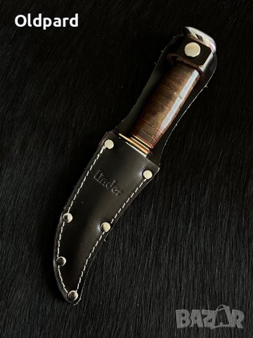 Немски ловен нож Linder Solingen (skiner) , снимка 5 - Ножове - 39173441