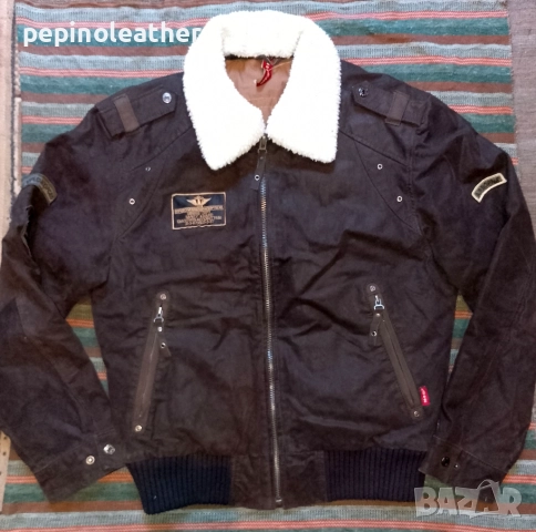 Американско пилотско кожено яке тип МA-1, размер М-L