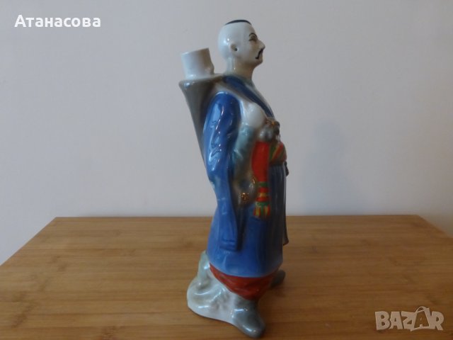 Порцеланова фигура-бутилка Украйна 1990 г 2, снимка 7 - Антикварни и старинни предмети - 42785122