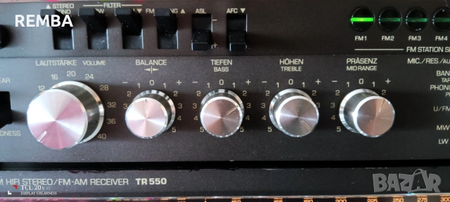 TELEFUNKEN TR 550 - 2бр., снимка 12 - Ресийвъри, усилватели, смесителни пултове - 53877193
