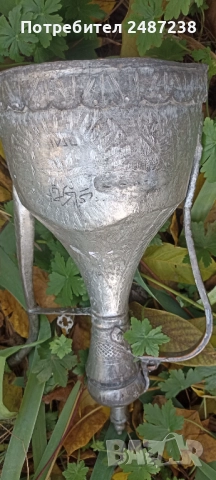 Стар ибрик,като нов,с година и надписи на турски, снимка 6 - Антикварни и старинни предмети - 52247092