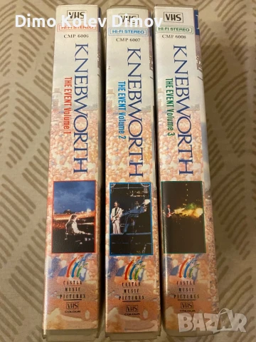 Knebworth The Event VHS Live Concert , снимка 3 - Други музикални жанрове - 51387276