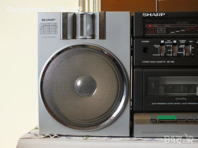 Продавам SHARP GF-700Z, снимка 10 - Радиокасетофони, транзистори - 56011637