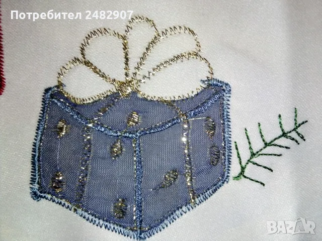 Луксозна малка Коледна покривка 