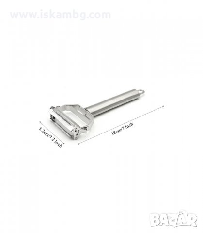 МЕТАЛНА БЕЛАЧКА С ДВЕ ПРИСТАВКИ ЗА БЕЛЕНЕ НА ЗЕЛЕНЧУЦИ И ПЛОДОБЕ - код 1843, снимка 8 - Аксесоари за кухня - 33978851