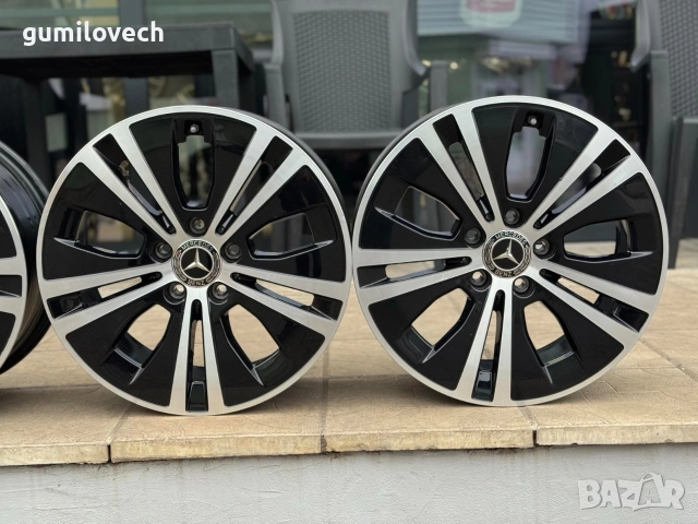 Оригинални Джанти Мерцедес Е-Класа W213-17 цола, снимка 6 - Гуми и джанти - 52991574