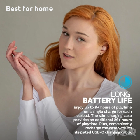 Безжични слушалки, снимка 3 - Слушалки и портативни колонки - 52246161