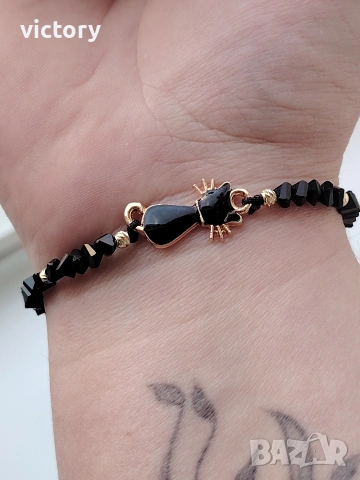 🐱 Гривна с коте – Black Cat Bracelet 🐱