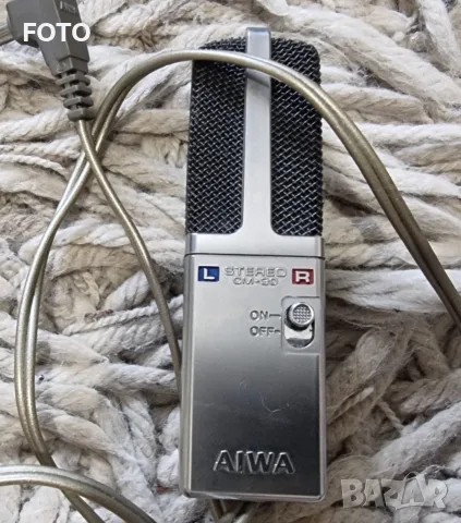 Aiwa CM-30 stereo microphone 