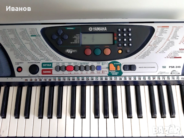YAMAHA PSR-240 Синтезатор / Клавир, снимка 3 - Синтезатори - 54121139