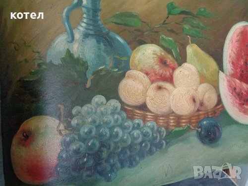 Продавам картина Натюрморт с плодове, снимка 3 - Картини - 38706066