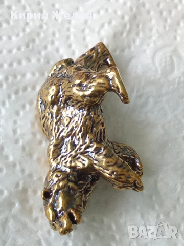 Бронзова фигурка на 🐻 мечка 45442, снимка 4 - Колекции - 54172929