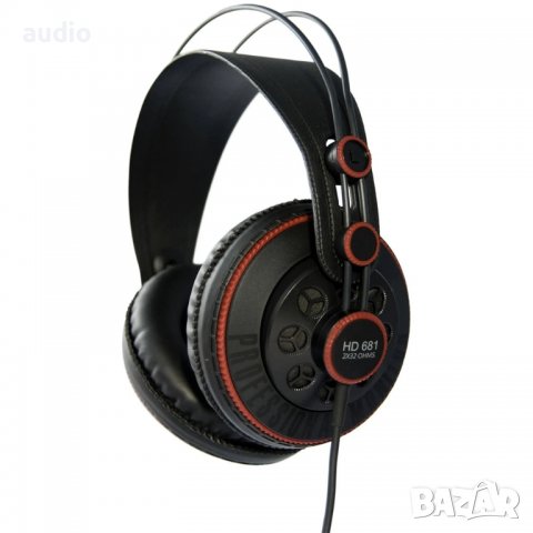 Слушалки Superlux HD 681 червен цвят, снимка 1 - Слушалки и портативни колонки - 37449777