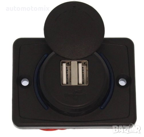 Зарядно за кола с 2 USB порта,ДВОЕН USB ПОРТ 12-24V - 46076, снимка 3 - Аксесоари и консумативи - 42336312