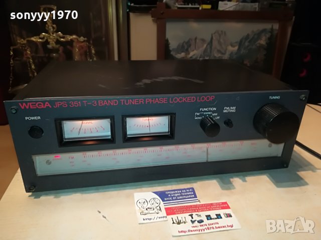 wega jps-351t stereo tuner-made in germany 1008212043, снимка 2 - Ресийвъри, усилватели, смесителни пултове - 33781067