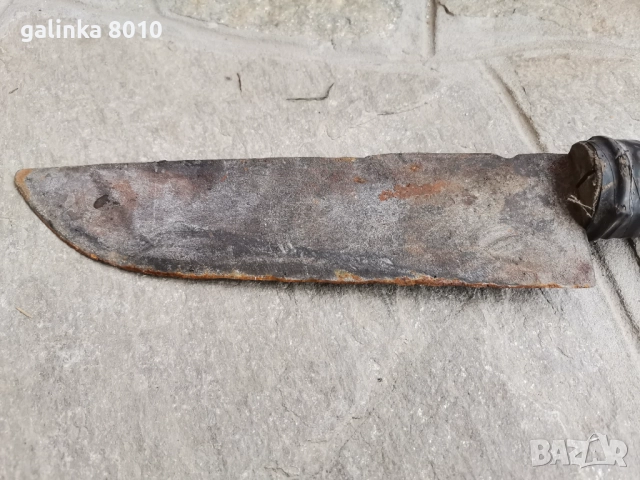 Стар нож, снимка 3 - Антикварни и старинни предмети - 52873469