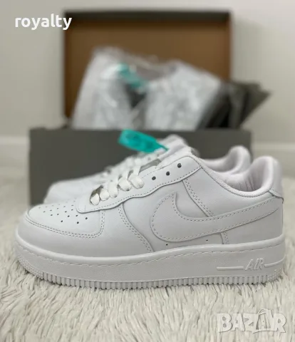 Nike Air Force 1 Low White Нови Бели Маратонки с Кутия Найк 