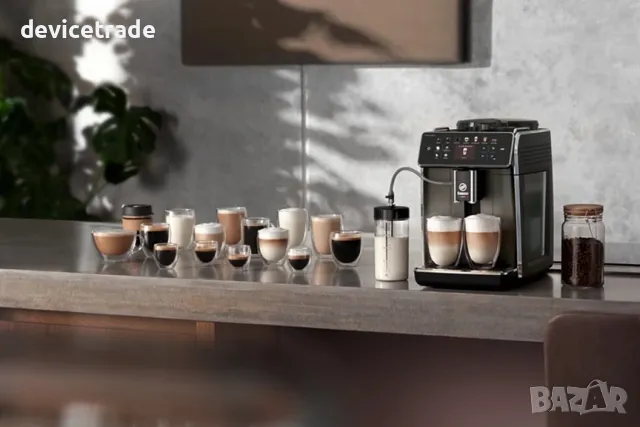 Кафеавтомат Saeco GranAroma SM6582/10 с автоматичен разпенване на мляко, снимка 6 - Кафемашини - 48848218