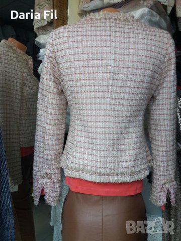 СТРАХОТНО сако в розово-бежови цветове , снимка 6 - Сака - 39412644