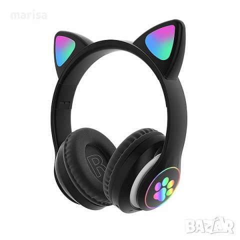 Слушалки Viv-23M Cute Cat Claw Bluetooth Ears Glow Wireless Код: viv-23m-700236, снимка 1 - Други - 38153747