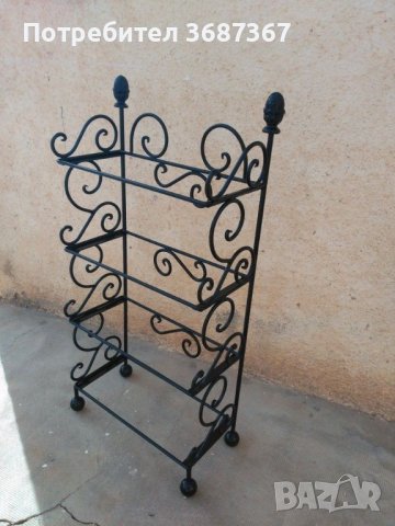 Етажерки , рафтове , полици , стойки , конзоли и рафтодържачи от ковано желязо, снимка 10 - Етажерки - 40261556