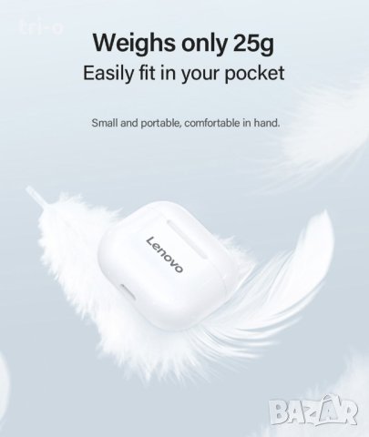 Lenovo LP40 TWS Безжични Bluetooth 5.0 Слушалки Бас, Сензорно управление, Стерео, шумопонижаване, снимка 9 - Bluetooth слушалки - 42337193