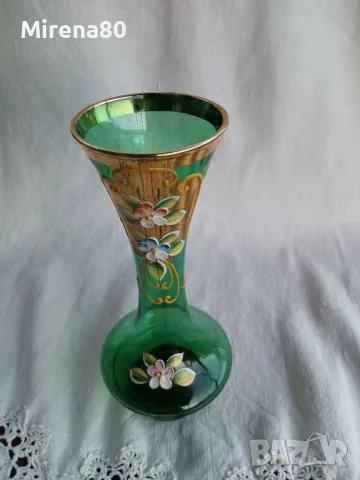 * Bohemia * - винтидж вазичка, снимка 3 - Вази - 49471482
