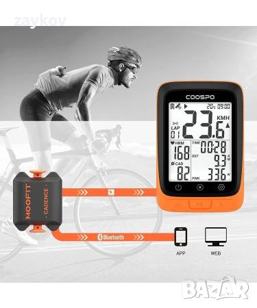 moofit Сензор за каданс/скорост Bluetooth / ANT+ IP67 Водоустойчив безжичен RPM Колоездене, снимка 3 - Аксесоари за велосипеди - 44243147