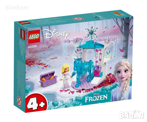 Конструктор LEGO® Disney Frozen 43209 - Ледените конюшни на Елза и Нок / 53 части