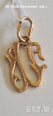 Златна Висулка, Руско злато ⭐️583 0,76гр 01444-26/3-Капарирано!, снимка 2 - Колиета, медальони, синджири - 53910699